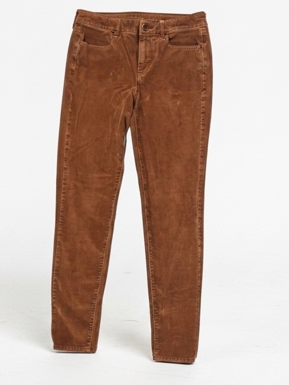 American Eagle Outfitters High-Rise Corduroy Jeggings in Camel